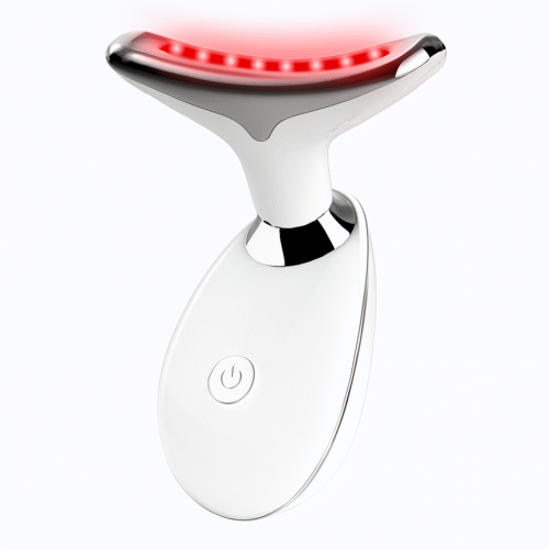 Facial & Neck Massager — LED Anti-Aging Therapy Device